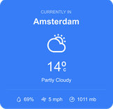 Amsterdam Widget